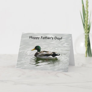 Mallard Duck Father's Day Card