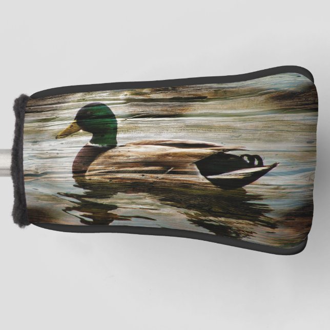 Mallard Duck Golf Head Cover (Front)