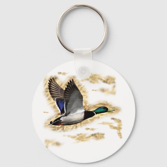 Mallard Duck Hunting Keychain (Front)
