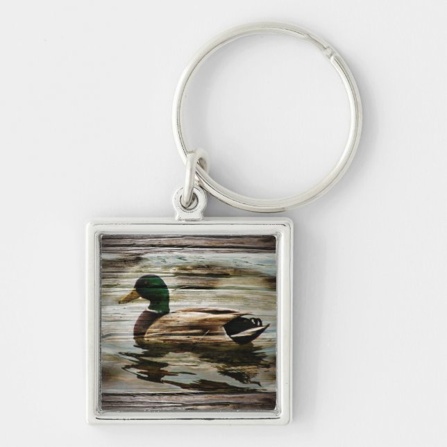 Mallard Duck Keychain (Front)