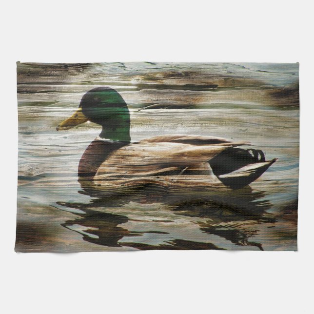 Mallard Duck Kitchen Towel (Horizontal)