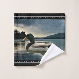 Mallard Duck Lake Bath Towel Set
