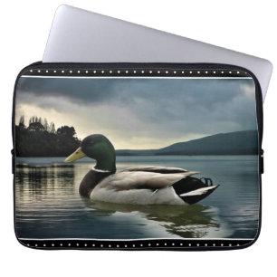 Mallard Duck Lake Laptop Sleeve