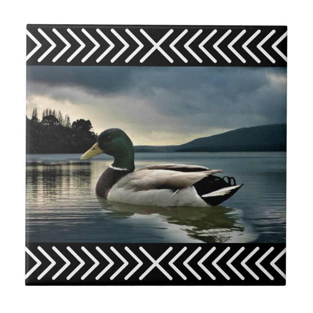 Mallard Duck Lake Tile (Front)