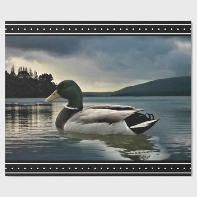 Mallard Duck Lake Wrapping Paper (Flat)