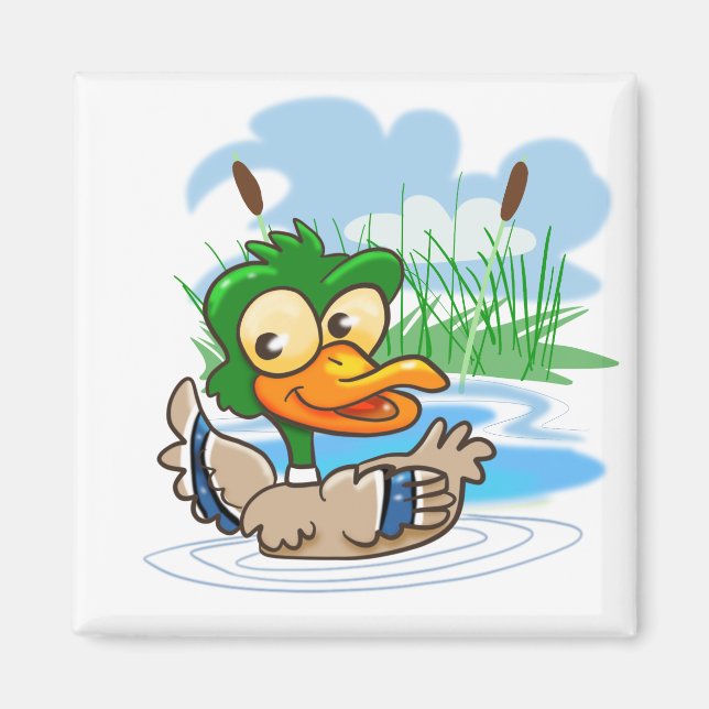 Mallard Duck Magnet (Front)