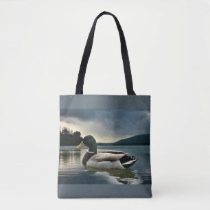Mallard Duck On The Lake Tote Bag