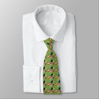 mallard duck portrait tie