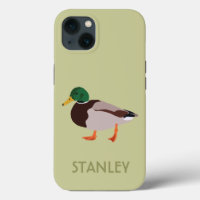 Mallard Duck Realistic Illustration Personalized