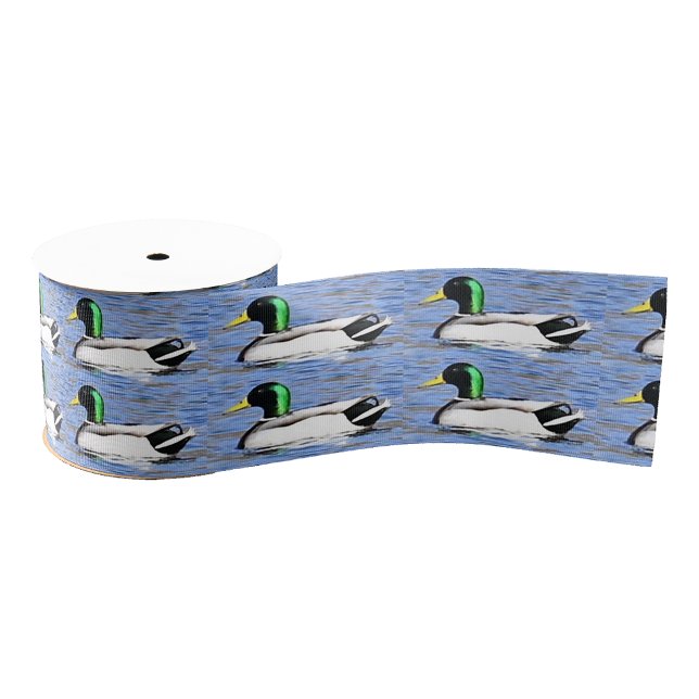 Mallard Duck Ribbon Grosgrain Ribbon (Creator Uploaded)