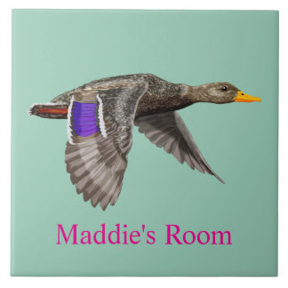 Mallard Duck Room Plaque  Tile