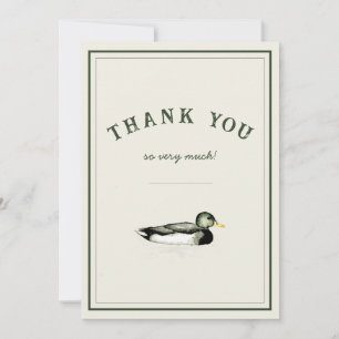 Mallard Duck Thank You Card