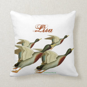 Mallard Duck Throw Pillow