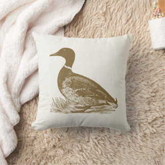 Mallard Duck Throw Pillow