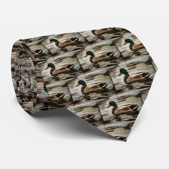 Mallard Duck Tie (Rolled)