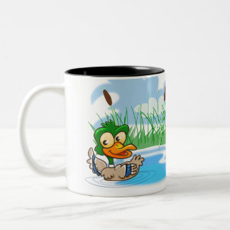 Mallard Duck Two-Tone Coffee Mug