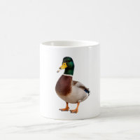 mallard duck Vintage Smoking Meme ,Cigarette ,Stu