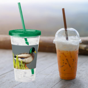 Mallard Duck Wildlife Photo Acrylic Tumbler