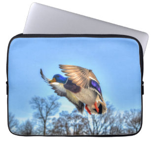 Mallard Duck Wildlife Photo for Bird-lovers Laptop Sleeve
