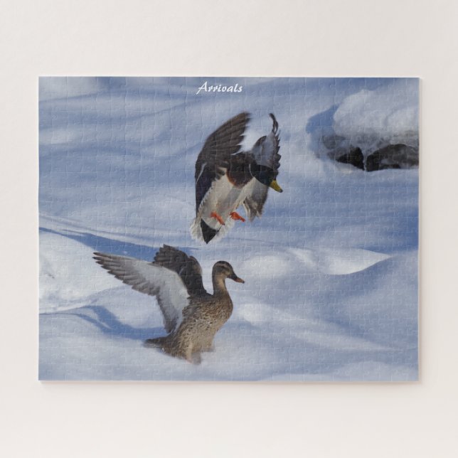 Mallard Ducks Départs Jigsaw Puzzle (Horizontal)