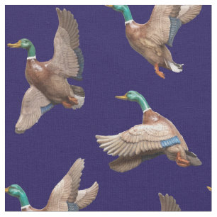 Mallard Ducks Lake House Country Fabric