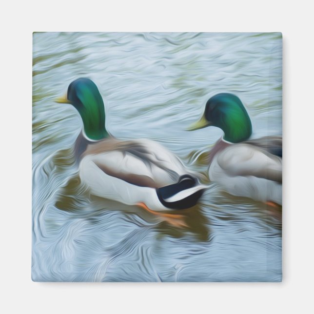 Mallard Ducks Magnet (Front)