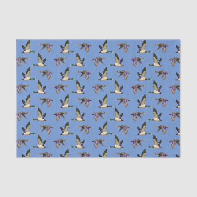 Mallard ducks tissue paper (Front)