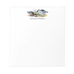Mallard Ducks Vintage Birds Animals Personalized Notepad