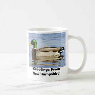 Mallard, Greetings From New Hampshire! Coffee Mug