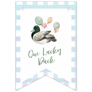 Mallard Lucky Duck Birthday Bunting Flags