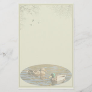 Mallard Pair Custom Stationery