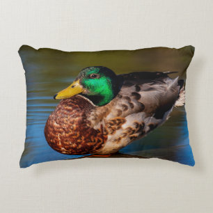 Mallard Portrait Accent Pillow