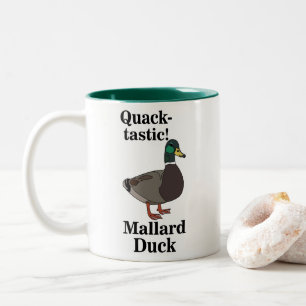 Mallard Quack-Tastic Duck Two-Tone Coffee Mug