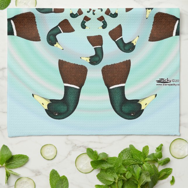 Mallards Galore! Kitchen Towel (Folded)