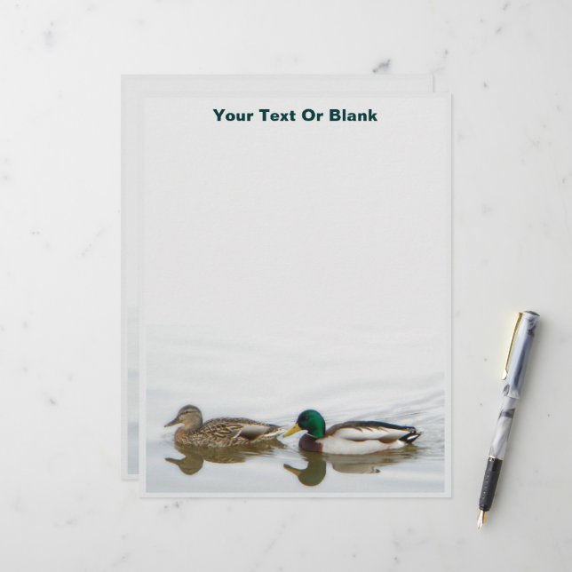Mallards Letterhead (Front/Back In Situ)