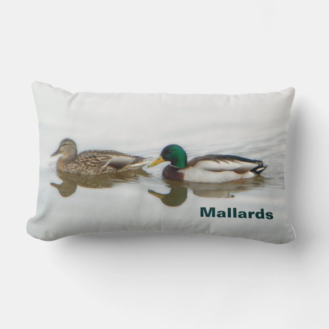 Mallards Lumbar Pillow (Front)
