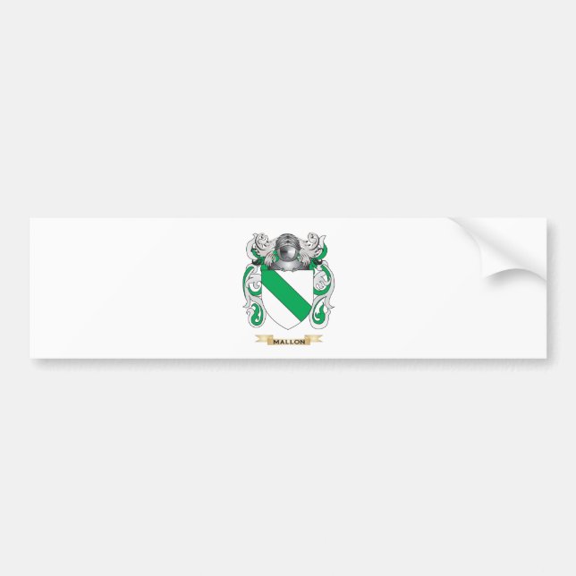 Mallon Coat of Arms (Family Crest) Bumper Sticker (Front)
