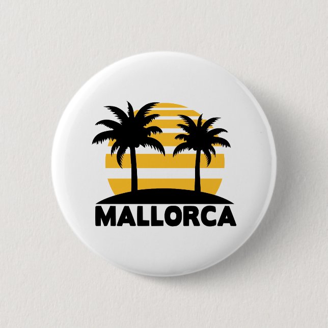 Mallorca 2 Inch Round Button (Front)