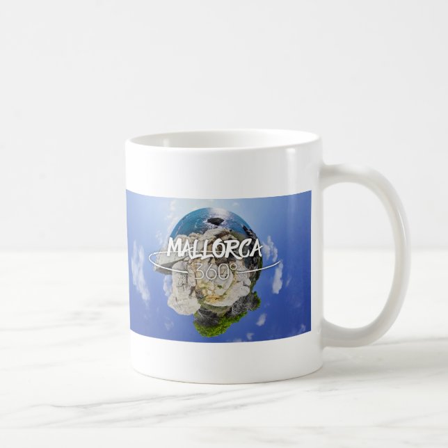 Mallorca 360 Sa Roqueta Sky Logo Classic Mug (Right)