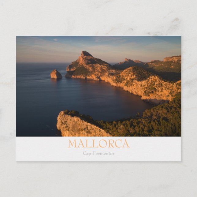 Mallorca - Cap Formentor postcard with text (Front)