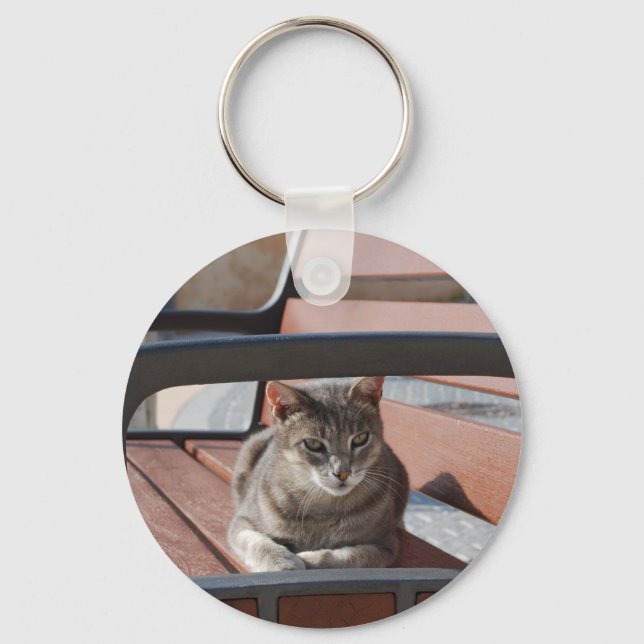 mallorca cat keychain  (Front)