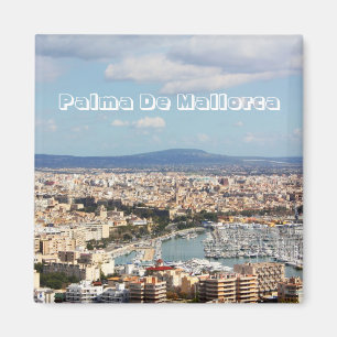 Mallorca cityscape magnet