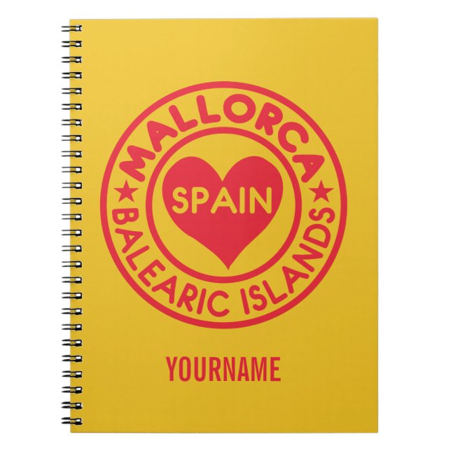 MALLORCA Espagne carnet personnalisé (Devant)