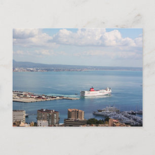 Mallorca sea view postcard