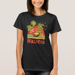 Mallorca Spain Beach Hammock Sunset T-Shirt
