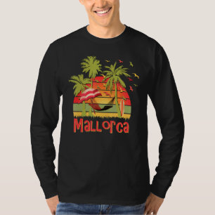 Mallorca Spain Beach Hammock Sunset T-Shirt