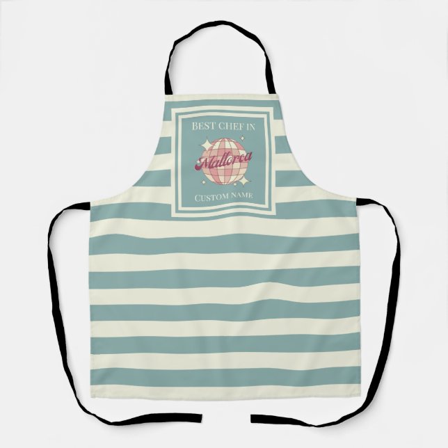 Mallorca Spain chef cooking Apron (Front)