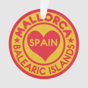 Mallorca Spain custom ornament