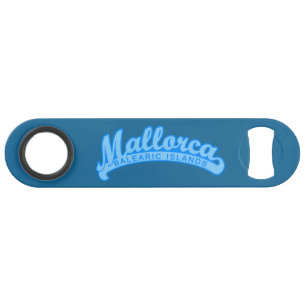 MALLORCA Spain custom text & colour bottle opener Bar Key