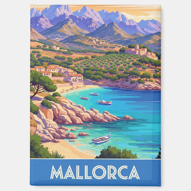 Mallorca Spain Travel Magnet (Front)
